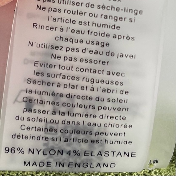 Hunza G Square Neck One Piece Metallica Khaki Swim Woman’s One Size - Picture 7 of 7